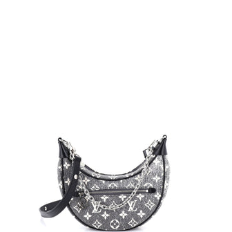 Louis Vuitton Loop Handbag Monogram Jacquard Denim