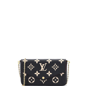 Louis Vuitton Felicie Pochette Bicolor Monogram Empreinte Giant