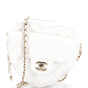 Chanel CC in Love Heart Bag Quilted Lambskin
