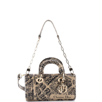 Christian Dior Lady D-Joy Bag Printed Leather Small