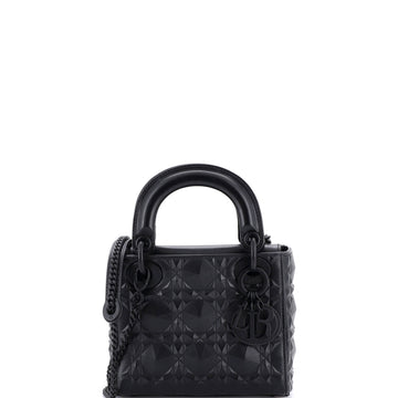 Christian Dior Lady Dior Bag Diamond Motif Cannage Calfskin Mini