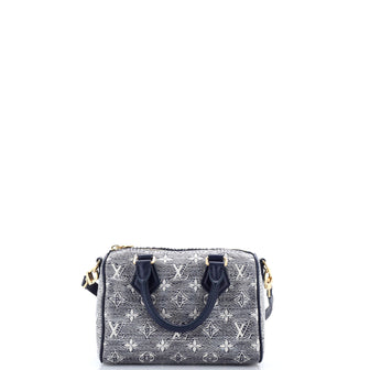 Louis Vuitton Speedy Bandouliere Bag Monoglam Jacquard Canvas 20