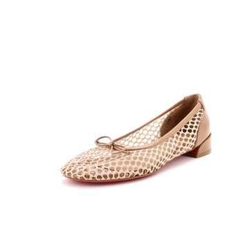 Christian Louboutin Women's Sweetie Jane Flats Mesh and Patent