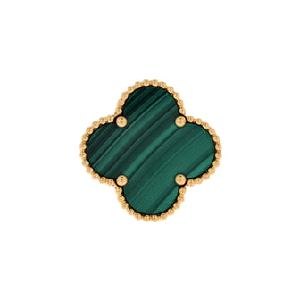 Van Cleef & Arpels Magic Alhambra Ring 18K Yellow Gold with Malachite
