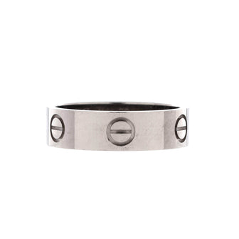 Cartier Love Band Ring 18K White Gold