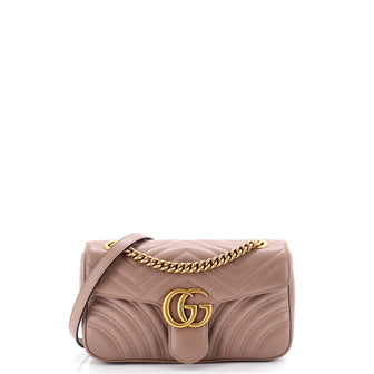 Gucci GG Marmont Flap Bag Matelasse Leather Small