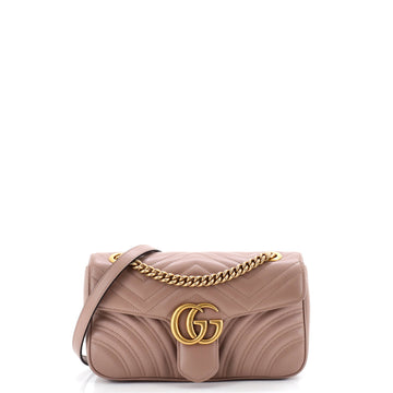 Gucci GG Marmont Flap Bag Matelasse Leather Small
