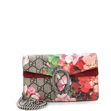 Gucci Dionysus Bag Blooms Print GG Coated Canvas Super Mini