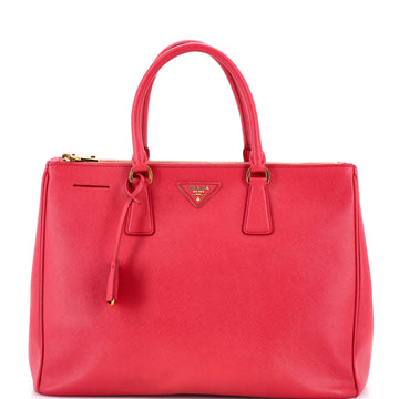 Prada Double Zip Lux Tote Saffiano Leather Large