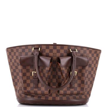 Louis Vuitton Manosque Handbag Damier GM