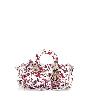 Christian Dior Lady D-Joy Bag Printed Leather Small