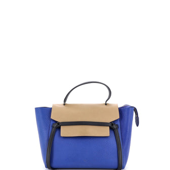 Celine Tricolor Belt Bag Leather Mini