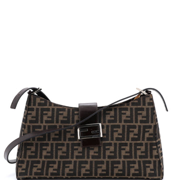 Fendi Vintage Shoulder Bag Zucca Canvas Medium