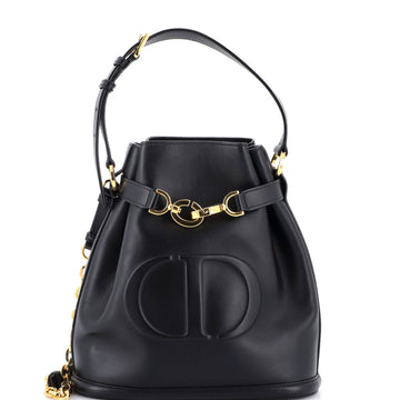 Christian Dior C'est Bucket Bag Leather Medium