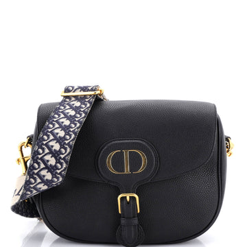 Christian Dior Bobby Flap Bag Leather Large