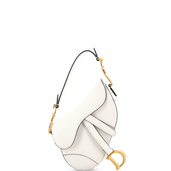 Christian Dior Saddle Handbag Leather Mini