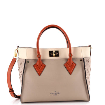 Louis Vuitton On My Side Tote Monogram Tuffetage Leather MM
