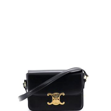 Celine Triomphe Shoulder Bag Smooth Calfskin Teen
