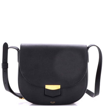 Celine Trotteur Crossbody Bag Grainy Leather Medium