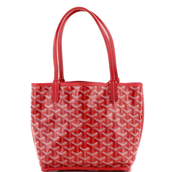 Goyard Anjou Reversible Tote Coated Canvas Mini