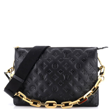 Louis Vuitton Coussin Bag Monogram Embossed Lambskin MM