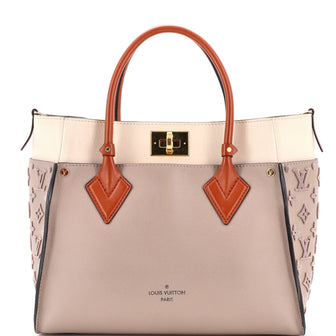 Louis Vuitton On My Side Tote Monogram Tuffetage Leather MM