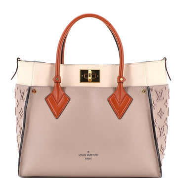 Louis Vuitton On My Side Tote Monogram Tuffetage Leather MM