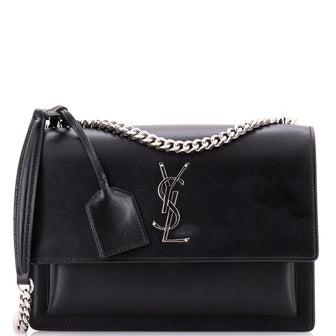 Saint Laurent Sunset Crossbody Bag Leather Medium