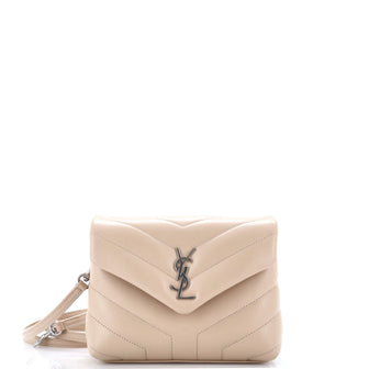 Saint Laurent Loulou Shoulder Bag Matelasse Chevron Leather Toy
