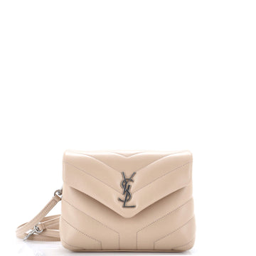 Saint Laurent Loulou Shoulder Bag Matelasse Chevron Leather Toy