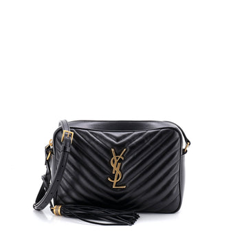 Saint Laurent Lou Camera Bag Matelasse Chevron Leather Small