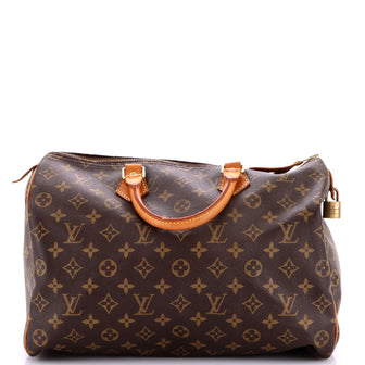 Louis Vuitton Speedy Handbag Monogram Canvas 35