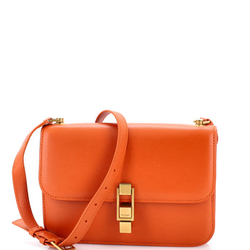 Saint Laurent Carre Satchel Leather Medium