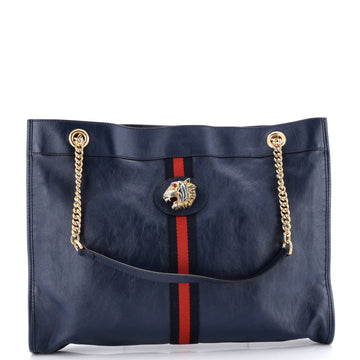 Gucci Rajah Chain Tote Leather Large
