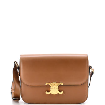 Celine Triomphe Shoulder Bag Smooth Calfskin Medium
