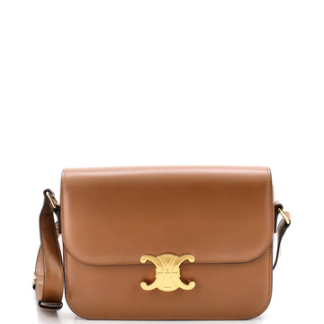 Celine Triomphe Shoulder Bag Smooth Calfskin Medium