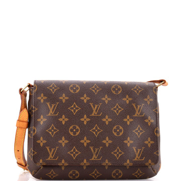 Louis Vuitton Musette Tango Handbag Monogram Canvas