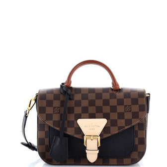 Louis Vuitton Beaumarchais Handbag Damier with Leather