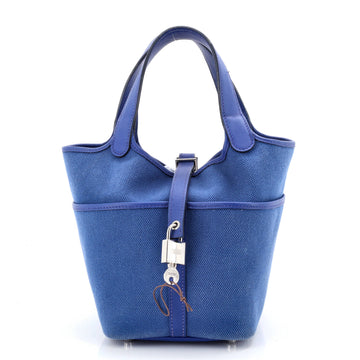 Hermes Cargo Picotin Lock Bag Canvas and Swift PM