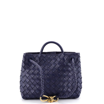 Bottega Veneta Andiamo Top Handle Bag Intrecciato Nappa Small