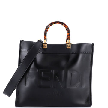 Fendi Sunshine Shopper Tote Leather Medium
