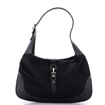 Gucci Vintage Jackie Hobo Nylon and Leather Medium