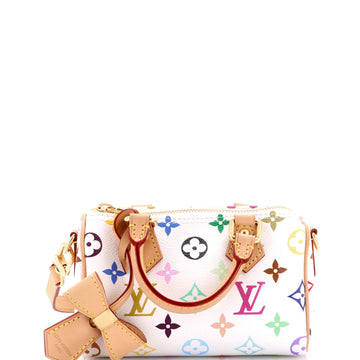 Louis Vuitton x Takashi Murakami Speedy Bandouliere NM Bag Monogram Multicolor Nano
