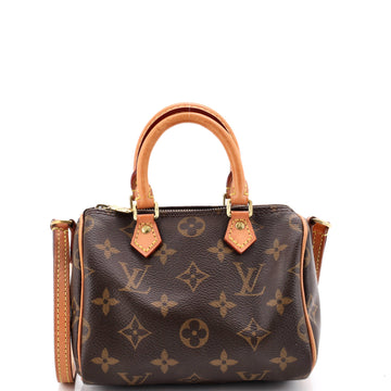 Louis Vuitton Speedy Bandouliere Bag Monogram Canvas Nano