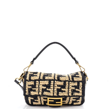 Fendi Baguette NM Bag Zucca Raffia Medium