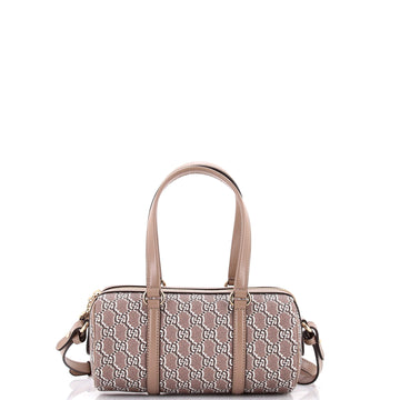 Gucci Convertible Duffle Bag GG Shadow Coated Canvas Small