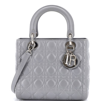 Christian Dior Lady Dior Bag Cannage Quilt Lambskin Medium