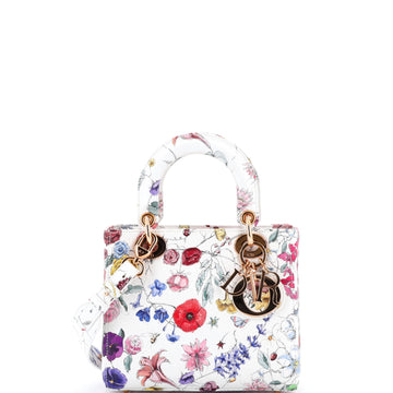 Christian Dior My ABCDior Lady Dior Bag Printed Leather Small