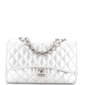 Chanel Classic Single Flap Bag Quilted Lambskin Jumbo
