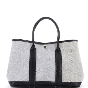Hermes Garden Party Tote Toile and Leather 30